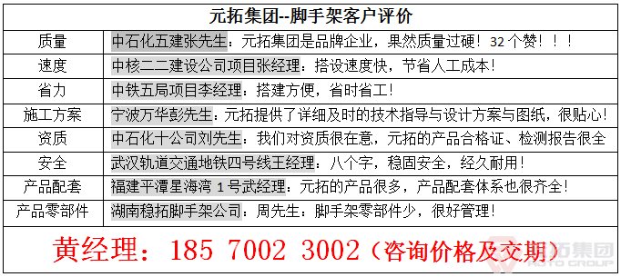 新型腳手架和普通腳手架有哪些區(qū)別呢？